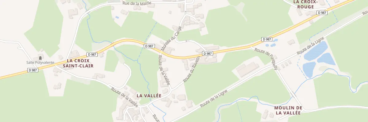 Plan du 5058 La Vallee à Trambly