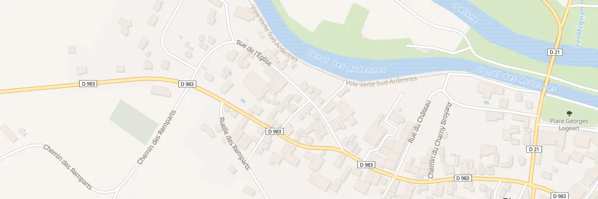 Plan du 3 Rue de l’Eglise à Givry