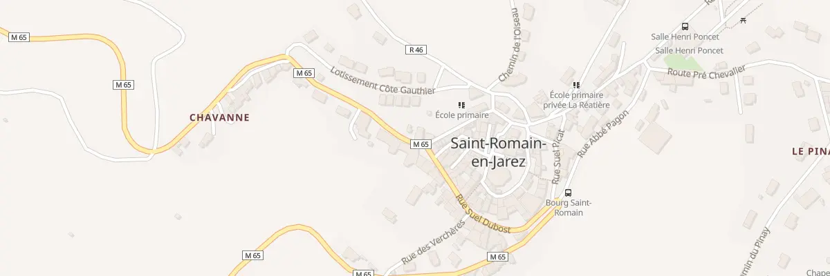 Plan du 2 Rte de la Goutte à Saint-Romain-en-Jarez