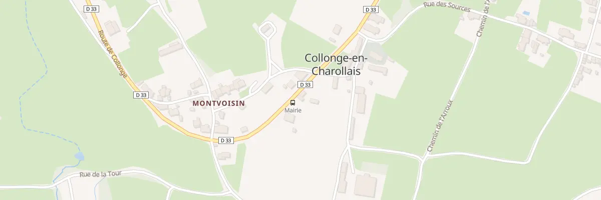 Plan du 71 Rte de Collonge à Collonge-en-Charollais