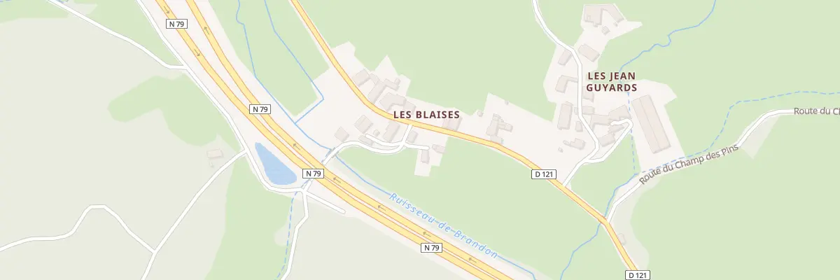 Plan du 5556 Les Blaises à La Chapelle-du-Mont-de-France