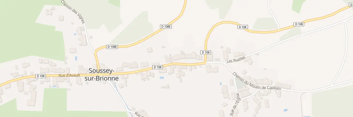 Plan du 33 Grande Rue à Soussey-sur-Brionne