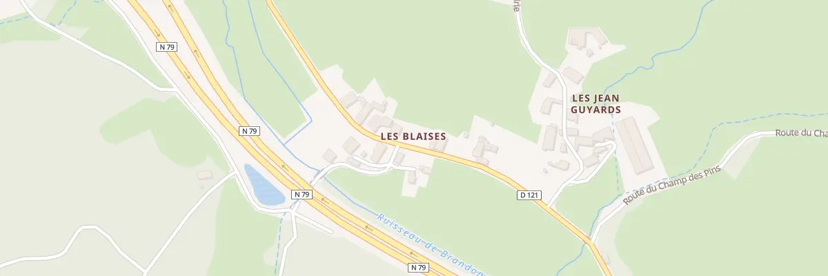 Plan du 5105 Les Blaises à La Chapelle-du-Mont-de-France