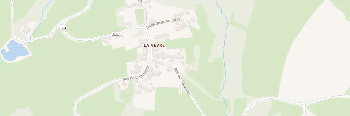 Plan du 5046 La Vevre à Saisy