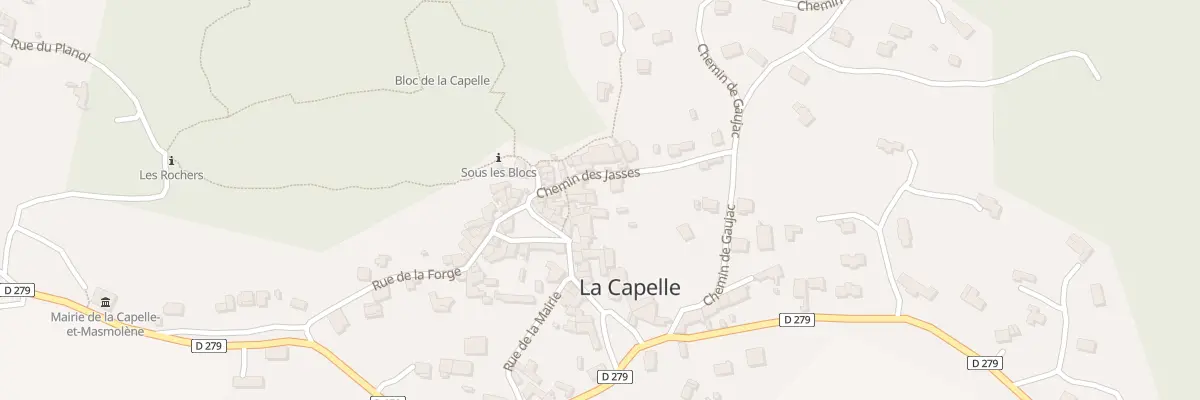Plan du 5023 Rue de l’Arceau à La Capelle-et-Masmolène