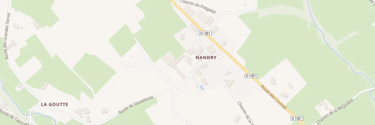 Plan du 98 Rte de Gouteleuse à Saint-Vérand