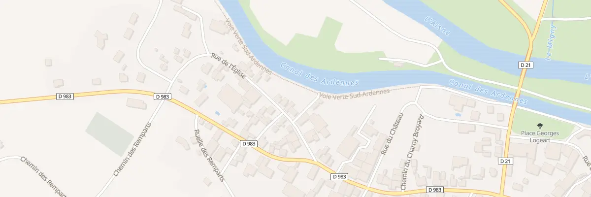 Plan du 6 Rue de l’Eglise à Givry