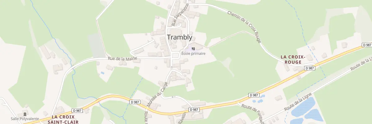 Plan du 3 Pl du Monument à Trambly