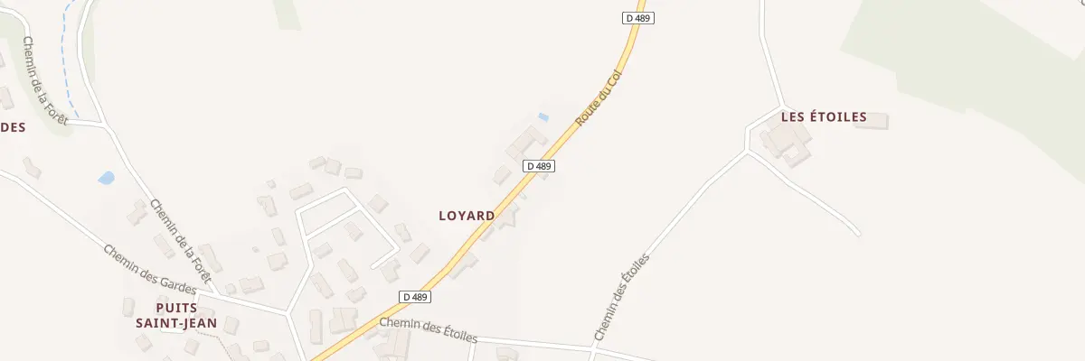 Plan du 340 Rte du Col à Duerne