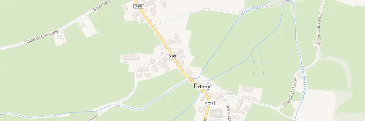 Plan du 726 Rue des Trois Puits à Passy