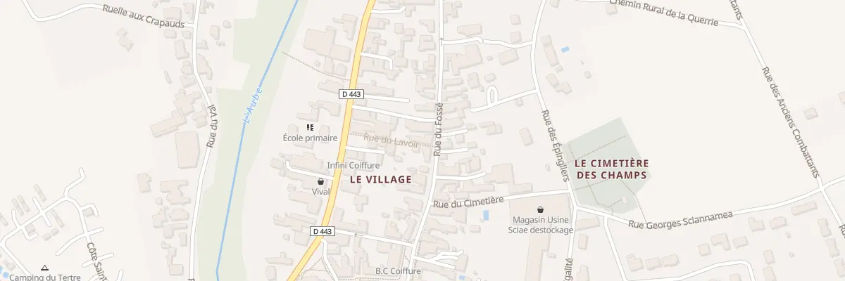 Plan du 11 Rue du Lavoir à Dienville