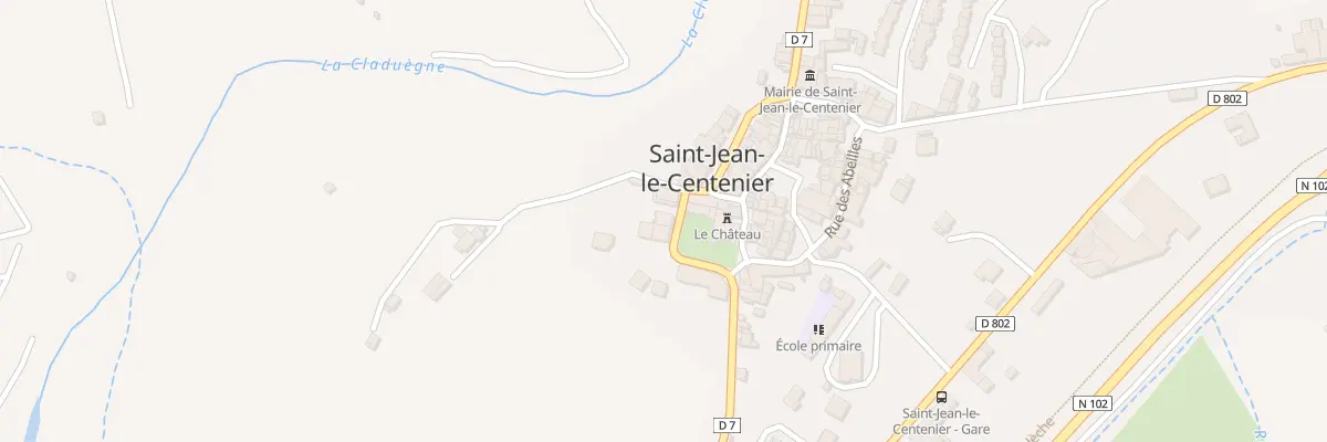Plan du 5089 Le Village à Saint-Jean-le-Centenier
