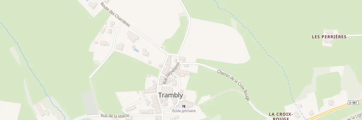 Plan du 1 Che de la Croix Rouge à Trambly