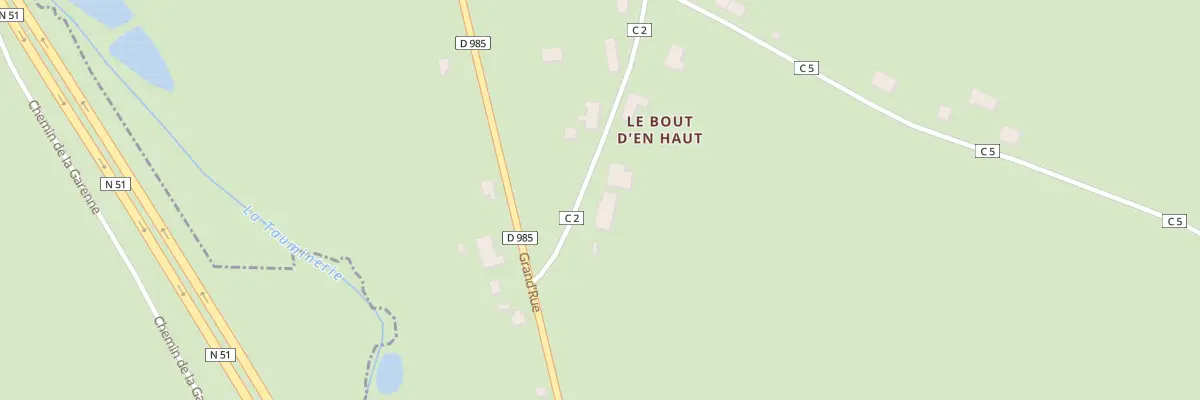 Plan du 10 Rue du Bout d’En Haut à Gué-d’Hossus