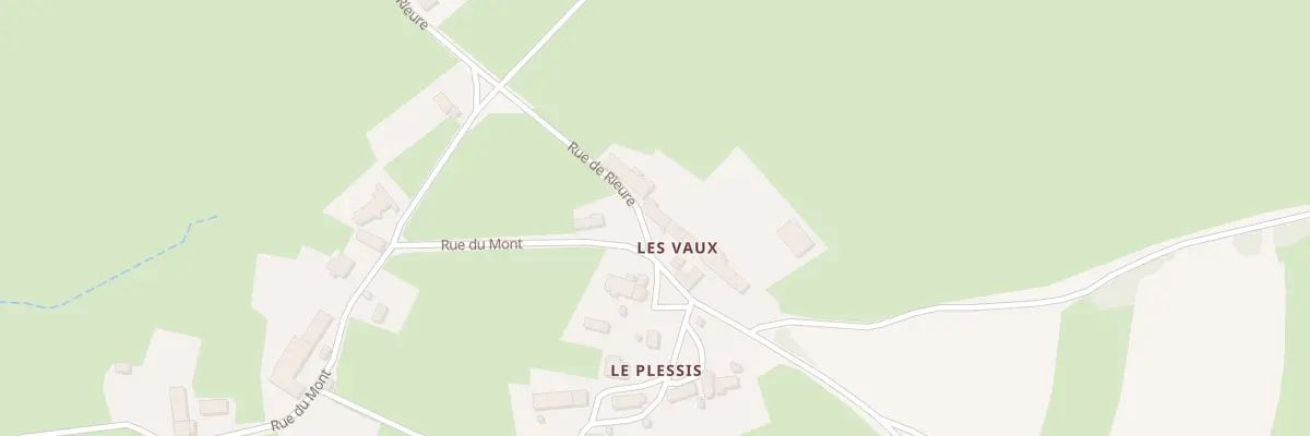 Plan du 5161 Les Vaux à Thury