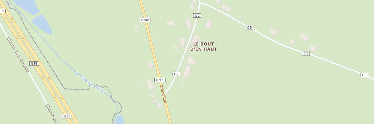 Plan du 12 Le Bout d’En Haut à Gué-d’Hossus