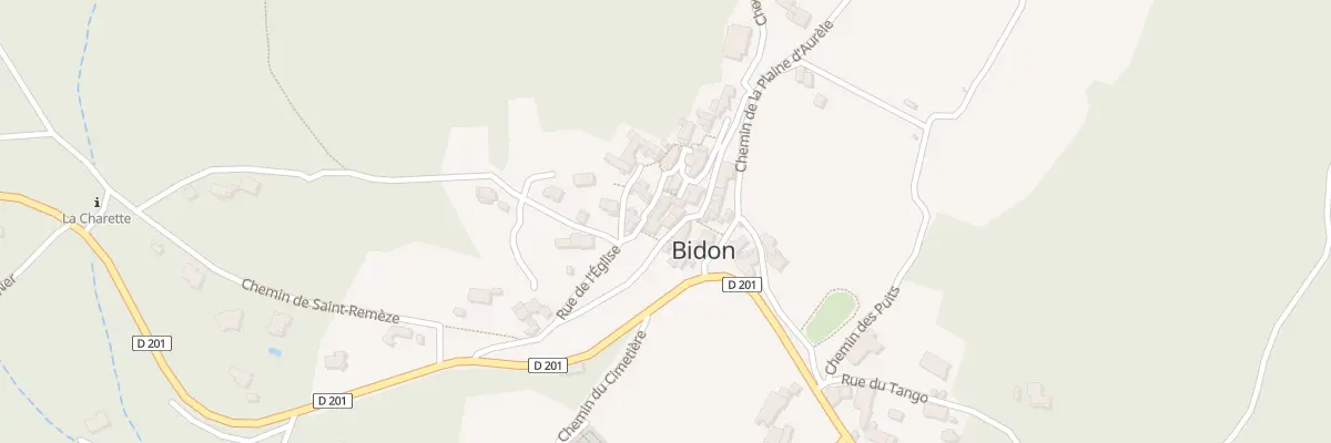 Plan du 5012 Le Village à Bidon