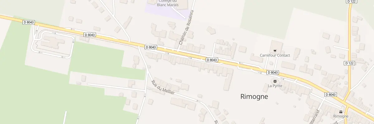 Plan du 399 Rue Pasteur à Rimogne