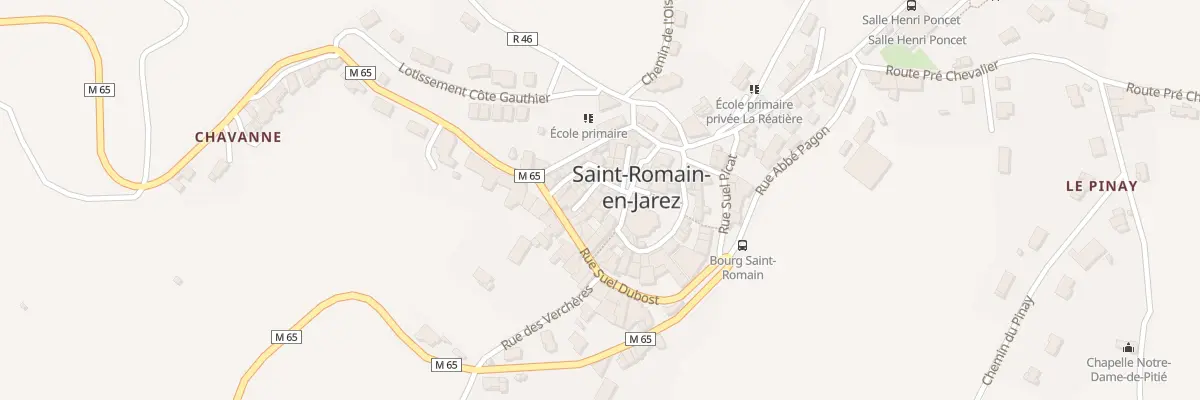 Plan du 25 Rue du Four Bannaret à Saint-Romain-en-Jarez