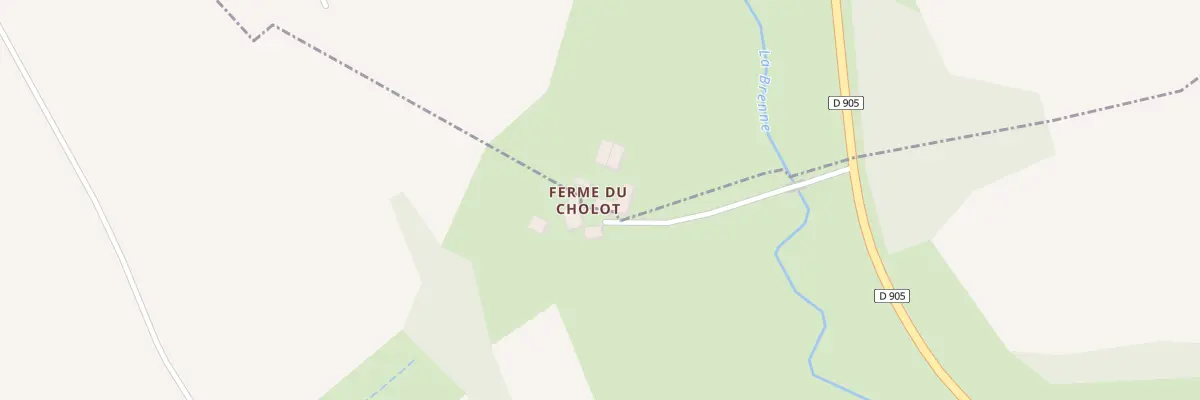 Plan du 5041 Le Cholot à Vitteaux