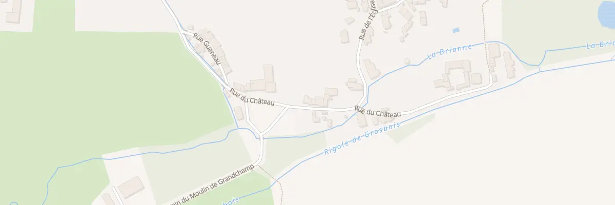 Plan du 35 Rue du Château à Soussey-sur-Brionne