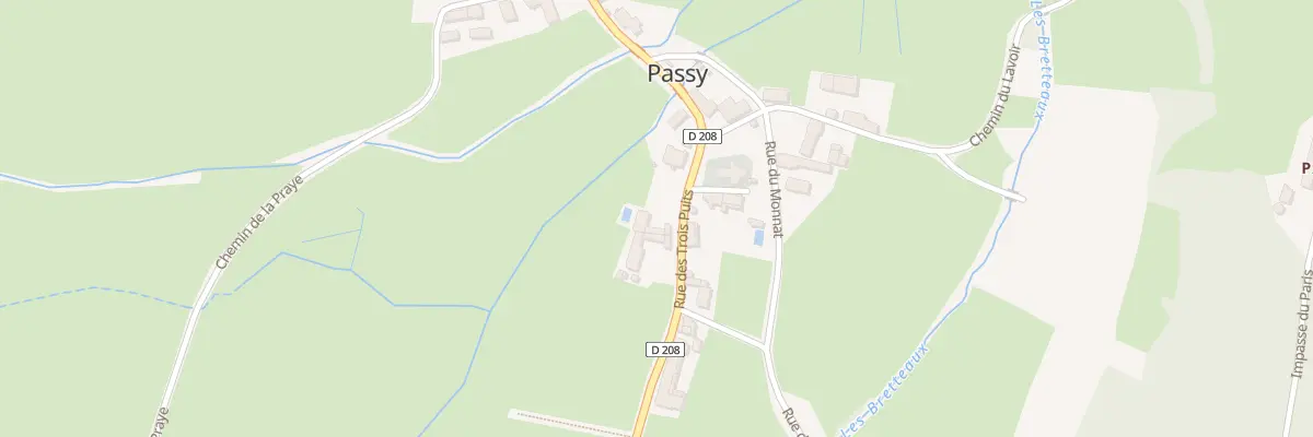 Plan du 525 Rue des Trois Puits à Passy