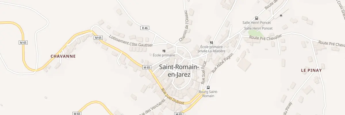 Plan du 53 Rue du Terrat à Saint-Romain-en-Jarez