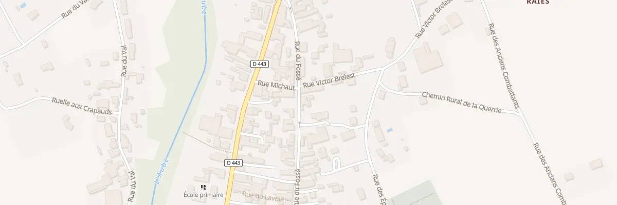 Plan du 70 Rue du Fosse à Dienville