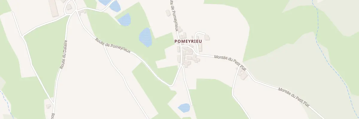 Plan du 580 Rte de Pomeyrieux à Courzieu