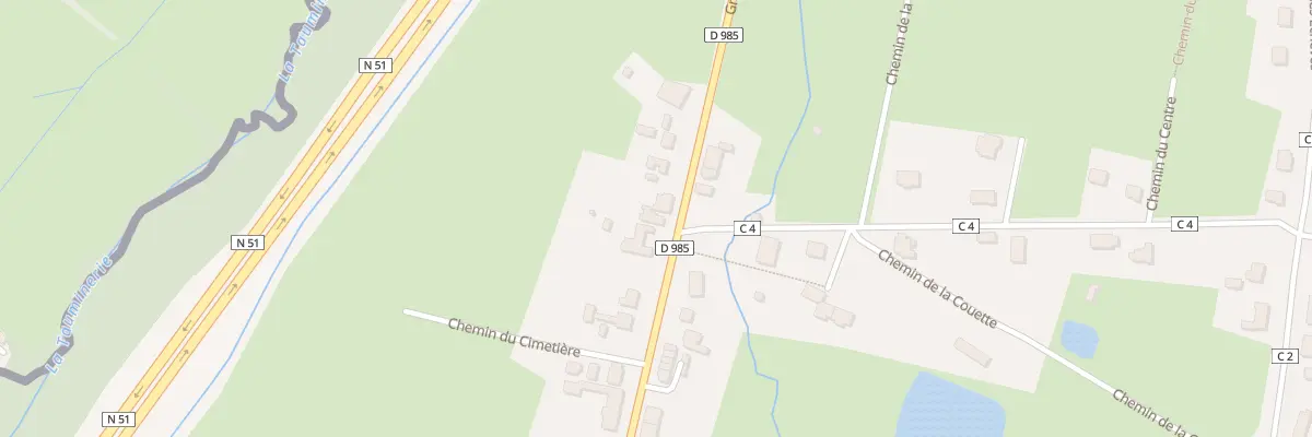 Plan du 5023 Village du Gue d’Hossus à Gué-d’Hossus