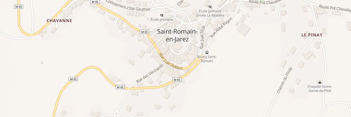 Plan du 133 Rue Suel Dubost à Saint-Romain-en-Jarez