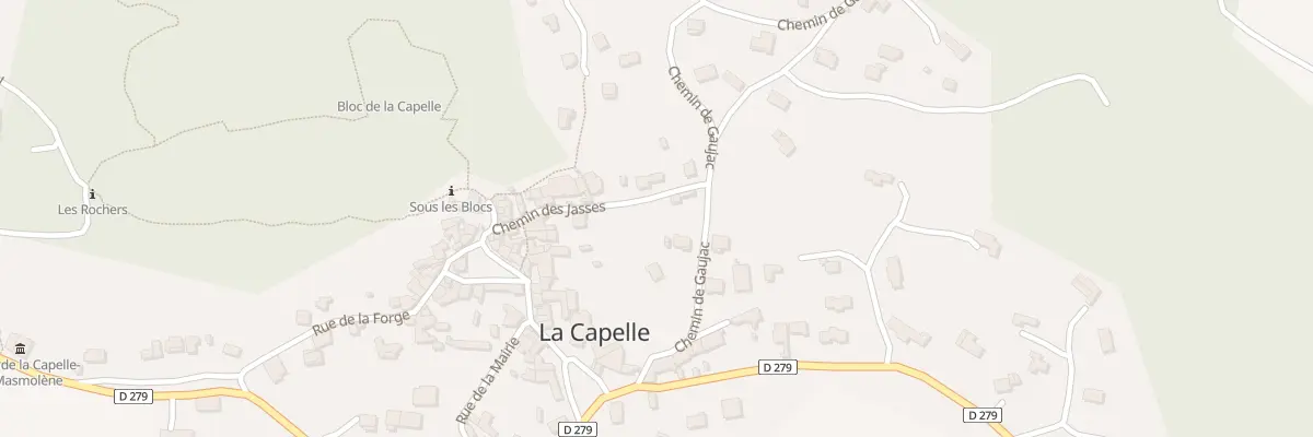 Plan du 16 Che des Jasses à La Capelle-et-Masmolène