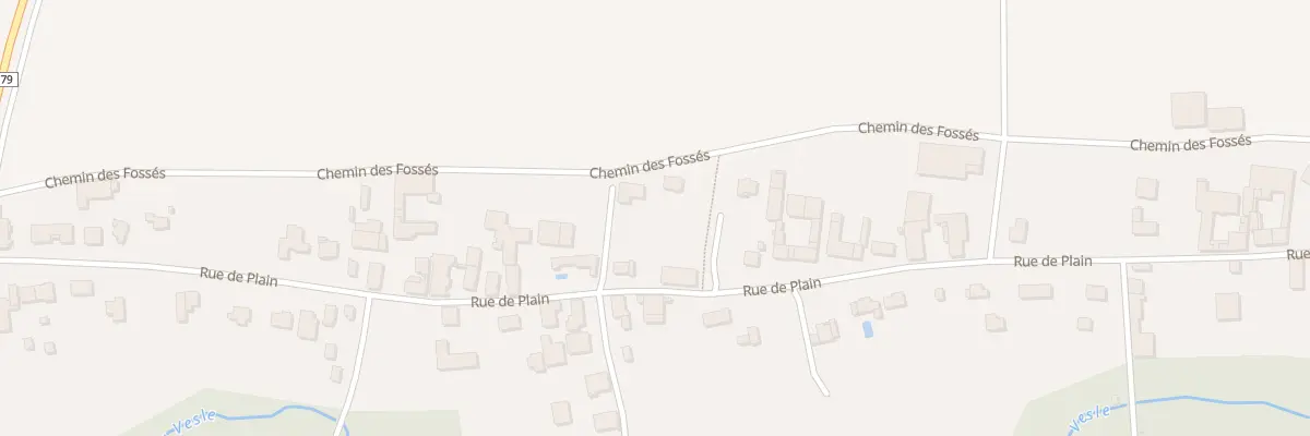 Plan du 175 Rue de Plain à Courtisols