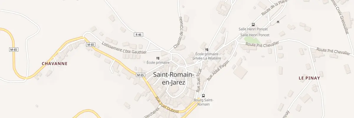 Plan du 26 Rue du Terrat à Saint-Romain-en-Jarez