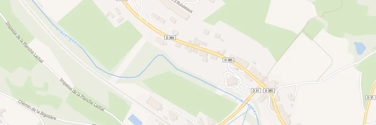 Plan du 447 Rue des Grandes Planches à Ternand