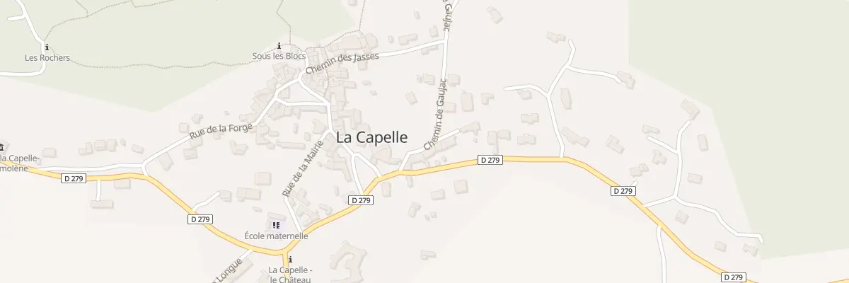 Plan du 6067 Che de Gaujac à La Capelle-et-Masmolène