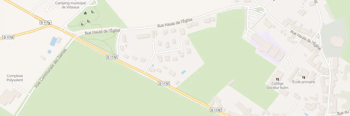 Plan du 8 Rue Docteur Fichet à Vitteaux