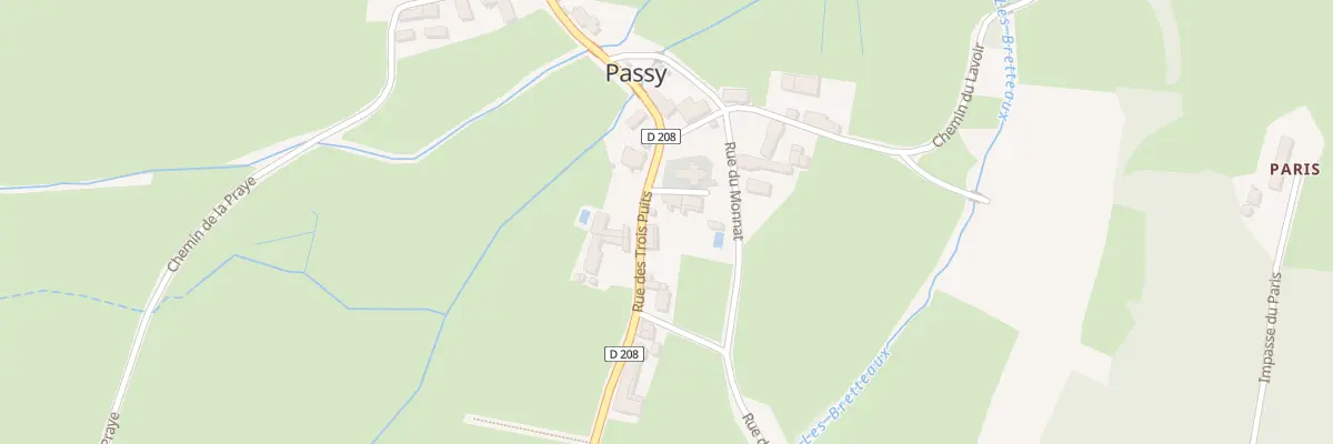 Plan du 536 Rue des Trois Puits à Passy