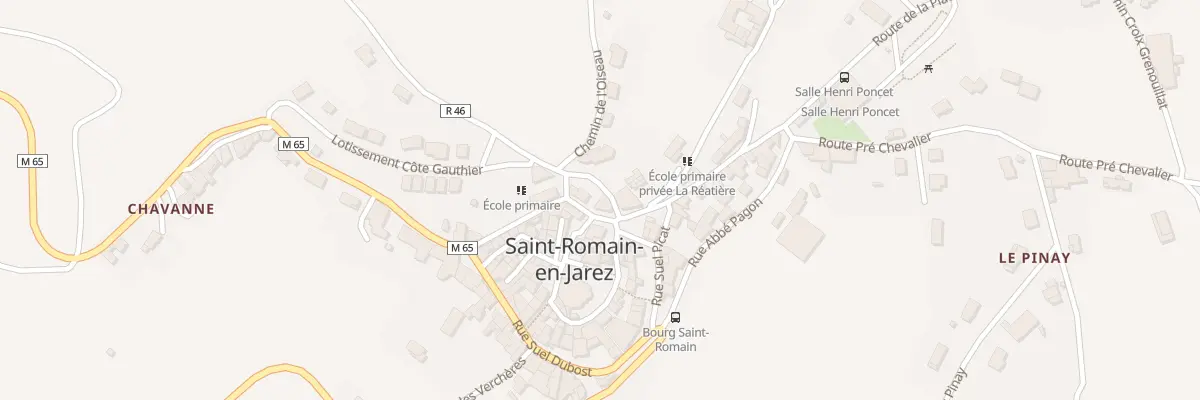 Plan du 4 Rue du Terrat à Saint-Romain-en-Jarez