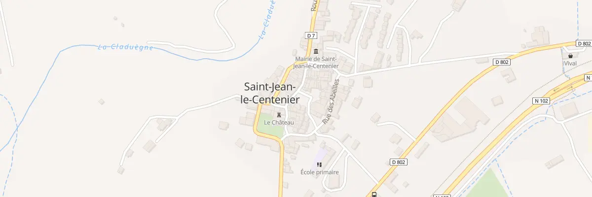 Plan du 5119 L’Eglise à Saint-Jean-le-Centenier