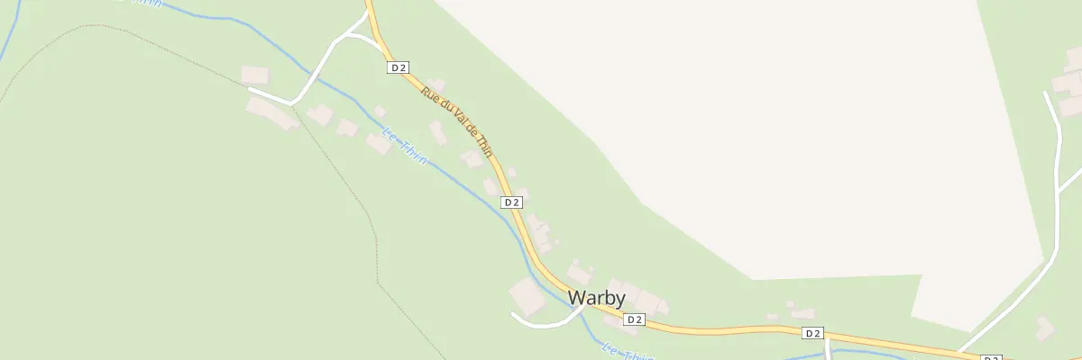 Plan du 26 Rue du Val de Thin à Clavy-Warby