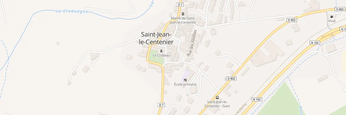 Plan du 30 Rue de l’Eglise à Saint-Jean-le-Centenier