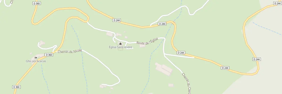 Plan du 5015 L’Eglise à Creysseilles