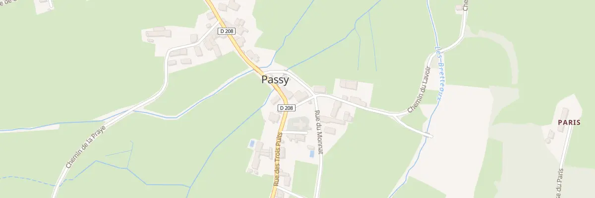 Plan du 21 Che du Lavoir à Passy