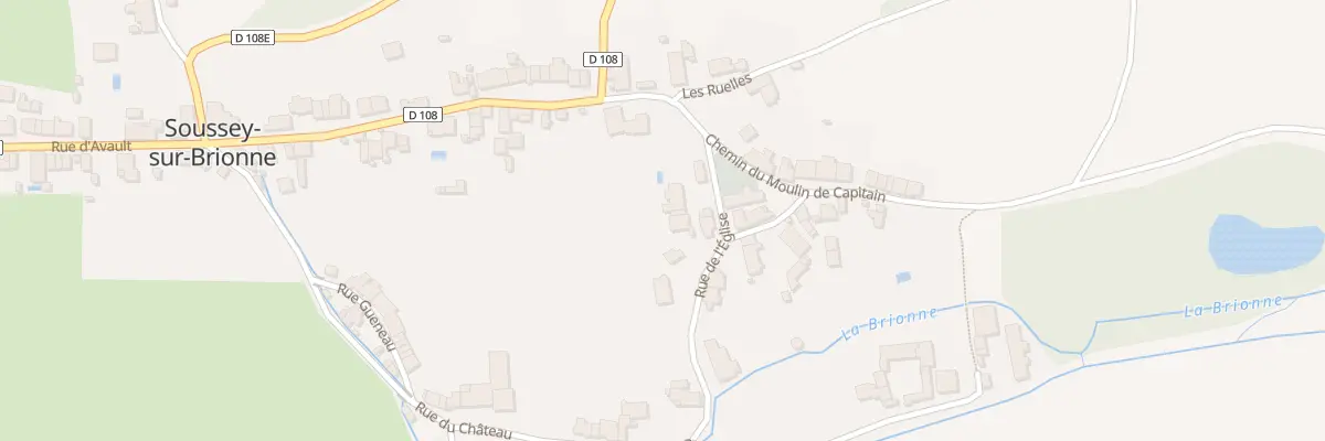 Plan du 8 Rue de l’Eglise à Soussey-sur-Brionne