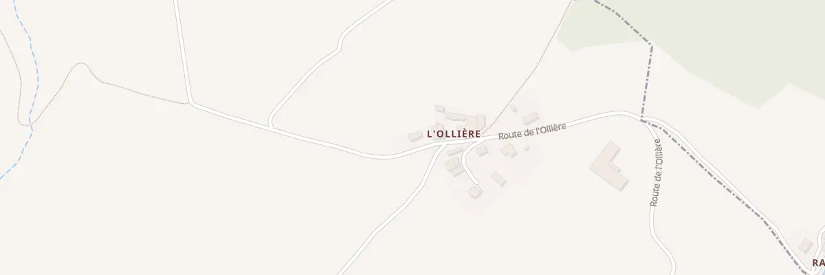 Plan du 598 Rte de l’Olliere à Cellieu