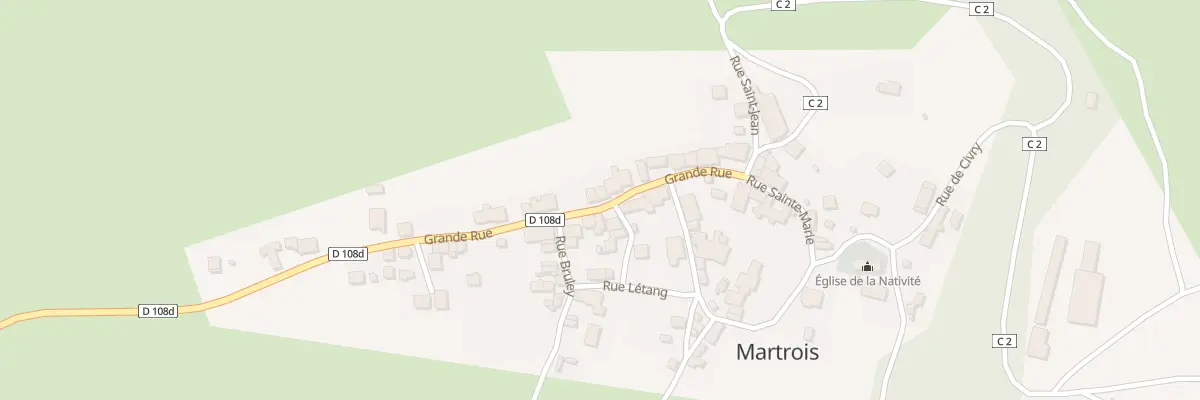 Plan du 5005 Le Village à Martrois