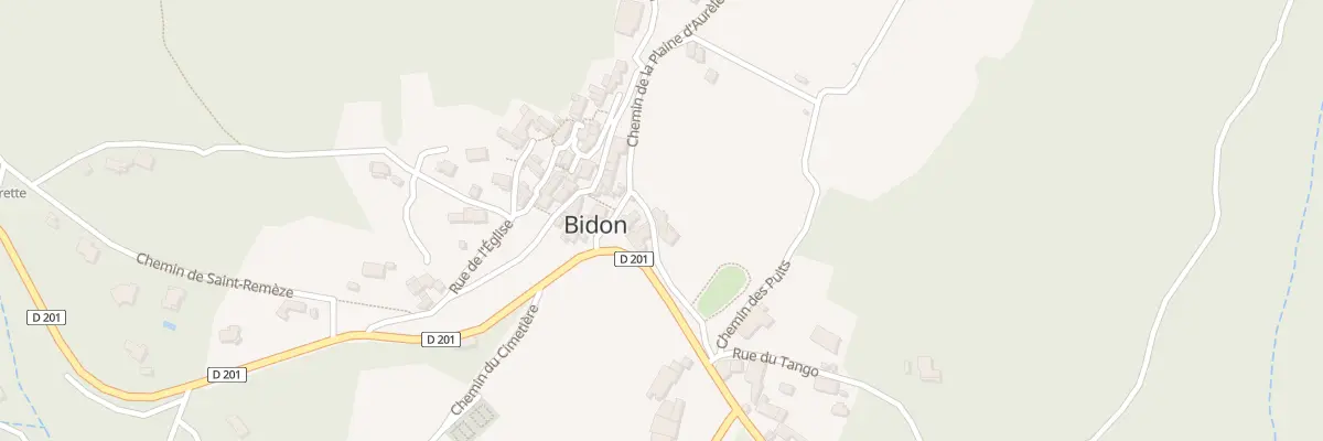 Plan du 49 Bas sous Beyrand à Bidon