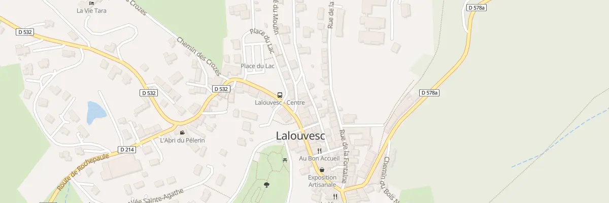 Plan du 30 Rue des Cévennes à Lalouvesc