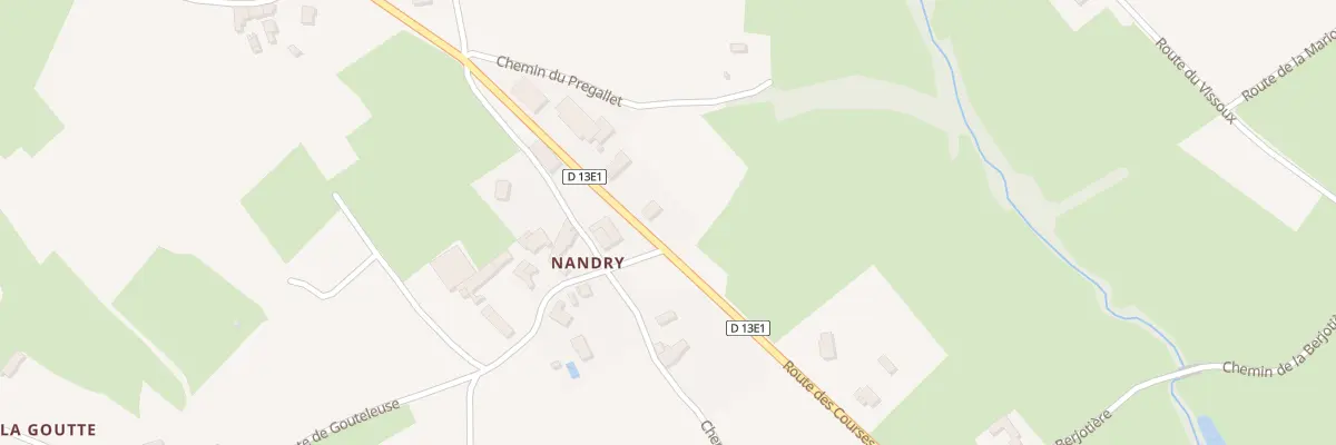 Plan du 609 Rte des Courses à Saint-Vérand